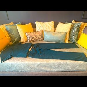 FIGS scrub set (Carribean Blue) Catarina one-pocket top & Kade Cargo pant